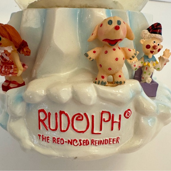 NWT. Rudolph snow globe bank. 2003 Rudolph The Red-Nosed Reindeer Snow Globe - Picture 3 of 15